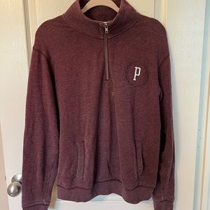 Maroon Half Zip
